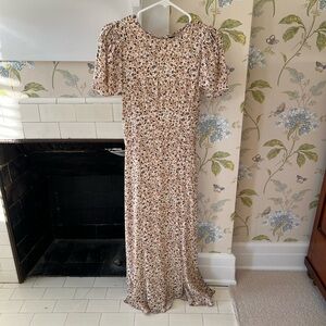 Floral pink Dress 1930s style